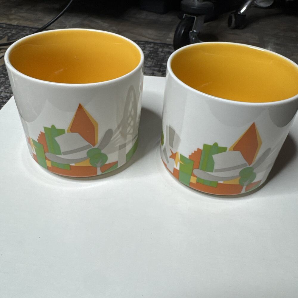 TWO Starbucks~Collectible Coffee Mug~You are Here Collection~DALLAS~2014 & 2015 - Picture 4 of 6